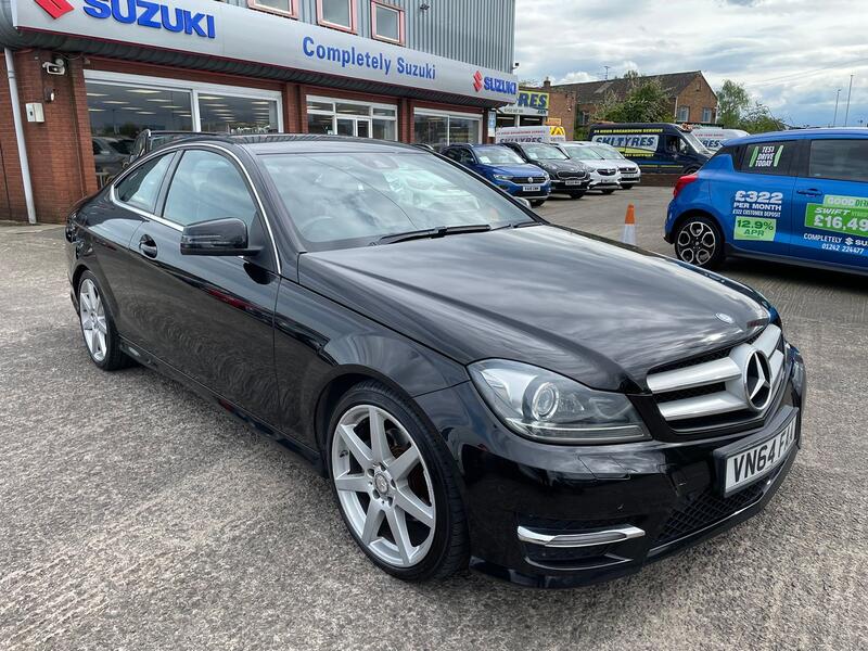 View MERCEDES-BENZ C CLASS C220 2.1 CDI AMG SPORT EDITION COUPE 170BHP 2DR BLUETOOTH DAB RADIO