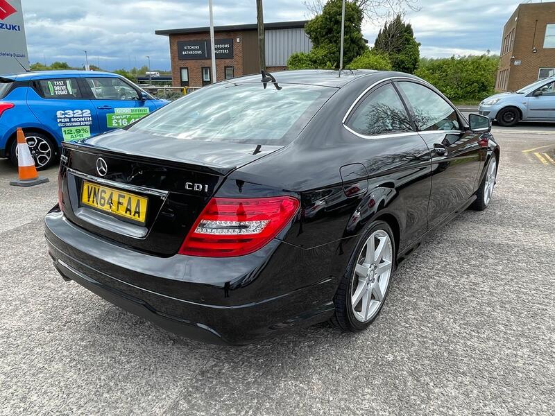View MERCEDES-BENZ C CLASS C220 2.1 CDI AMG SPORT EDITION COUPE 170BHP 2DR BLUETOOTH DAB RADIO